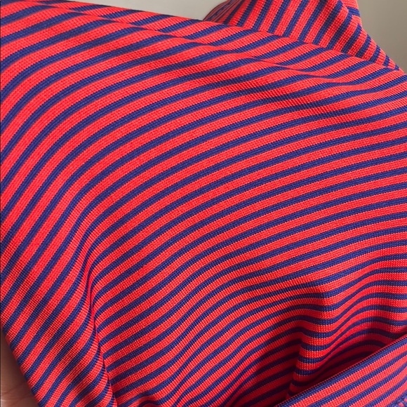 Under Armour Men's Striped Red and Blue Polo Shirt - Picture 2 of 2